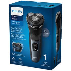 Holicí strojek Philips S3144/00 černý/modrý

 obrázek produktu 15 z 19