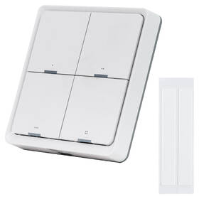 Vypínač RETLUX RSH 305 Smart, bezdrátový, čtyřnásobný bílý

 obrázek produktu 2 z 7