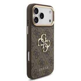 Kryt na mobil Guess 4G Metal Logo Gold Frame na Apple iPhone 18 Pro hnědý

 obrázek produktu 1 z 5