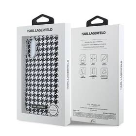 Kryt na mobil Karl Lagerfeld PU Houndstooth Resin Plate MagSafe na Apple iPhone 17 černý

 obrázek produktu 6 z 6