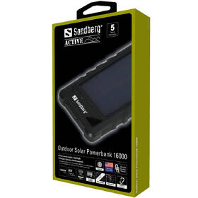 Powerbanka Sandberg Outdoor Solar 16 000mAh černá

 obrázek produktu 2 z 2