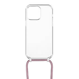 Kryt na mobil FIXED Pure Neck s růžovou šňůrkou na krk na Apple iPhone 14 Pro Max průhledný

 obrázek produktu 1 z 7