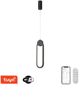Závěsné svítidlo IMMAX NEO LITE OVALE SMART 40x12cm 22W s podporou BEACON, Wi-Fi, TUYA černé

 obrázek produktu 2 z 9
