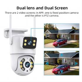 IP kamera IMMAX NEO LITE SMART Security DOUBLE , 355° 90°, Wi-Fi, Tuya bílá

 obrázek produktu 5 z 12