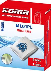 Sáčky do vysavače Koma ML01PL 

 obrázek produktu 3 z 4