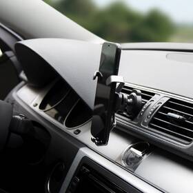 Držák na mobil FIXED Gravity s uchycením do mřížky ventilace nebo na palubní desku stříbrný

 obrázek produktu 6 z 8