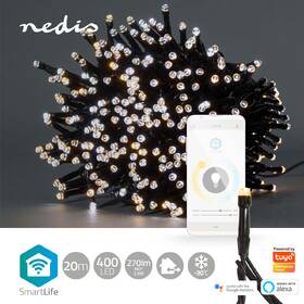 Vánoční osvětlení Nedis SmartLife LED, Wi-Fi, Teplá až studená bílá, 400 LED, 20 m, Android / IOS 

 obrázek produktu 1 z 8