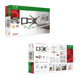 Držák TV Barkan 4400, polohovatelný, pro úhlopříčky 13" až 83", nosnost 50 kg černý

 obrázek produktu 3 z 3