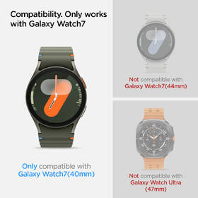 Tvrzené sklo Spigen tR EZ Fit na Samsung Galaxy Watch7 40mm, (2 ks) 

 obrázek produktu 4 z 8