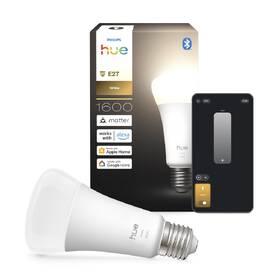 Chytrá žárovka Philips Bluetooth, E27, A67, 1600 lm, White 

 obrázek produktu 2 z 6