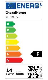 Chytrá žárovka Xtend Home 14 W, E27, 1400 lm, stmívatelná, RGB 

 obrázek produktu 1 z 3