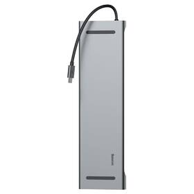 Dokovací stanice Baseus USB-C/3.5 jack, micro SD/TF, SD, HDMI, RJ-45, 3x USB-A, USB-C, VGA šedá

 obrázek produktu 1 z 12