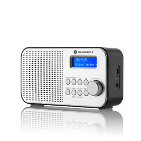 Radiopřijímač s DAB+ GoGEN DAB 300 N stříbrná barva
