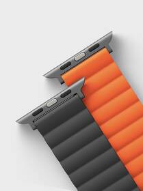 Řemínek Uniq Revix Reversible na Apple Watch 42/44/45mm šedý/oranžový

 obrázek produktu 5 z 5