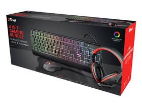 Herní set Trust ZIVA 4-in-1 Gaming Bundle - set klávesnice a myši, sluchátek a podložky k myši 

 obrázek produktu 6 z 6
