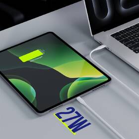 Kabel Allity AUC-02, 27W, USB-C/Lightning, 2m bílý

 obrázek produktu 4 z 5