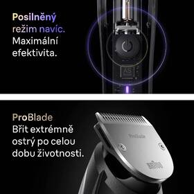 Zastřihovač vousů Braun BT9560 šedý

 obrázek produktu 3 z 7