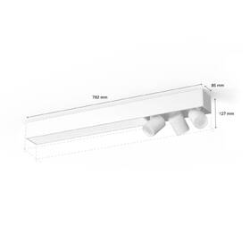 Bodové svítidlo Philips Centris White and Color Ambiance 3 Spot bílé

 obrázek produktu 2 z 5