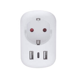 Cestovní adaptér Solight USA USB A+C pro použití ve Spojených státech, typ B bílý

 obrázek produktu 1 z 5