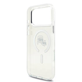 Kryt na mobil Karl Lagerfeld IML K&CH Heads Metal Frame MagSafe na Apple iPhone 17 Pro Max průhledný

 obrázek produktu 6 z 7