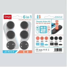 Silikonové krytky iPega SW2026B - Joy-Con Nintendo Switch 2, 6 ks černé

 obrázek produktu 4 z 4