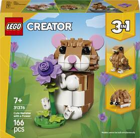 Stavebnice LEGO® Creator 3 v 1 31376 Roztomilý křeček s květinou 

 obrázek produktu 2 z 7