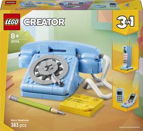 Stavebnice LEGO® Creator 3 v 1 31174 Retro telefon 

 obrázek produktu 7 z 9