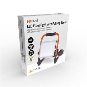 Reflektor Solight 50 W, 4500 lm, 4000 K, IP65, se sklopným stojanem oranžový

 obrázek produktu 4 z 4