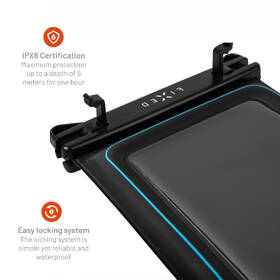 Pouzdro na mobil sportovní FIXED Float Max, kvalitní uzamykací systém, IPX8 černé

 obrázek produktu 8 z 10