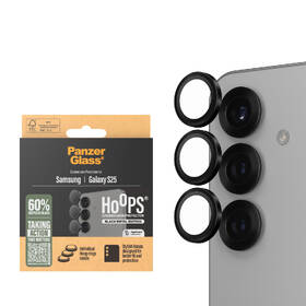 Ochranné sklo čočky fotoaparátu PanzerGlass HoOps na Samsung Galaxy S25 černé

 obrázek produktu 2 z 9