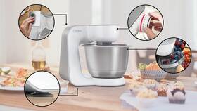 Kuchyňský robot Bosch MUM58210 stříbrná barva
