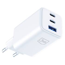 Nabíječka do sítě 3mk Hyper GaN 2xUSB-C/USB-A 65W bílá

 obrázek produktu 1 z 6