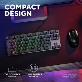 Klávesnice Trust GXT 864, US černá

 obrázek produktu 8 z 12