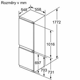 Chladnička s mrazničkou Bosch KIN86ADC0 SoftClose bílá

 obrázek produktu 7 z 12