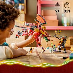 Stavebnice LEGO® NINJAGO® 71868 Wyldfyre a transformační dračí oblek 

 obrázek produktu 5 z 8