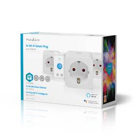 Chytrá zásuvka Nedis SmartLife, Wi-Fi, 16A, 3680 W, 3ks 

 obrázek produktu 8 z 8