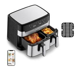 Fritéza horkovzdušná Tefal EY905D10 Dual Easy Fry & Grill 5,2 l + 3,1 l 

 obrázek produktu 1 z 10