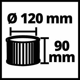 Filtr na popel Einhell 2351311 

 obrázek produktu 2 z 3