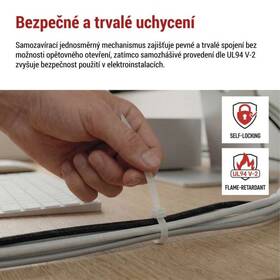 Stahovací pásky EMOS 300×3,5MM, 100KS bílé

 obrázek produktu 7 z 10