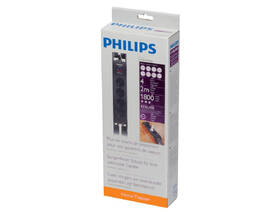 Přepěťová ochrana Philips SPN5044B/60, 2 m, 4 zásuvky 

 obrázek produktu 2 z 2