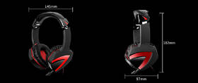 Headset A4Tech G501, 7.1 černý/červený

 obrázek produktu 6 z 7