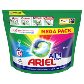 Kapsle na praní Ariel Color 63 ks 

 obrázek produktu 1 z 1