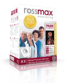 Tlakoměr na paži Rossmax X5 bílý

 obrázek produktu 7 z 7
