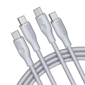 Kabel Voltme Powerlink Rugg Series USB-C/USB-C, CTC 5A/100W 1,8m šedý

 obrázek produktu 1 z 4