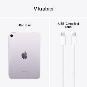 Dotykový tablet Apple iPad mini (2024) Wi-Fi 256 GB - fialový 

 obrázek produktu 9 z 9