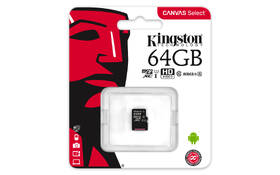 Paměťová karta Kingston MicroSDXC 64GB UHS-I U1 (80R/10W) 

 obrázek produktu 2 z 6