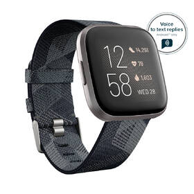 Chytré hodinky Fitbit Versa 2 Special Edition (NFC) - Smoke Woven 

 obrázek produktu 2 z 7