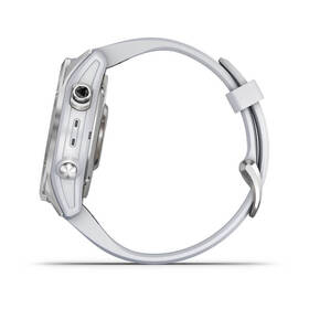 Chytré hodinky Garmin fenix 7S Glass - Silver/ White Silicone Band 

 obrázek produktu 8 z 10