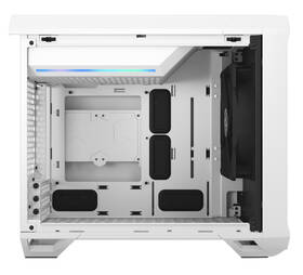 Case FRACTAL DESIGN Torrent Nano Tempered Glass Clear Tint bílá barva
