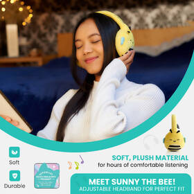 Sluchátka Lazerbuilt Squishmallows Plush Bluetooth - Sunny žlutá

 obrázek produktu 8 z 11